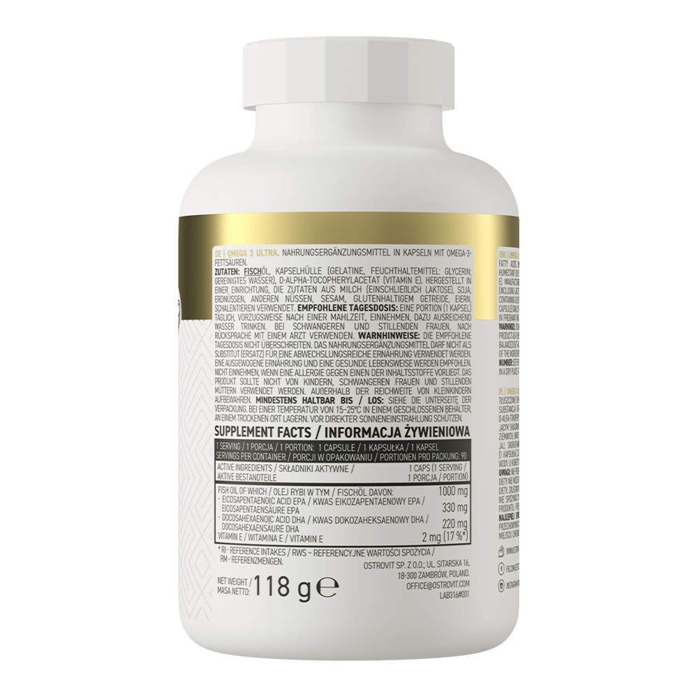 OstroVit Omega 3 Ultra 90 caps