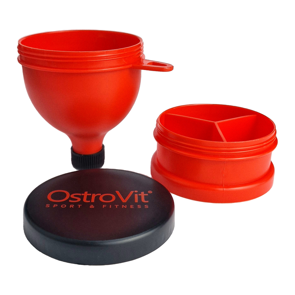 OstroVit Funnel + Pillbox Keyring (лійка + таблетниця)