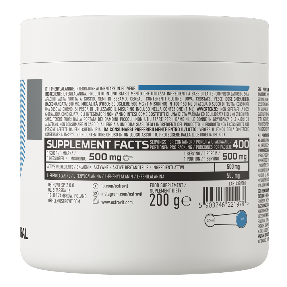 OstroVit Phenylalanine 200 g натуральний