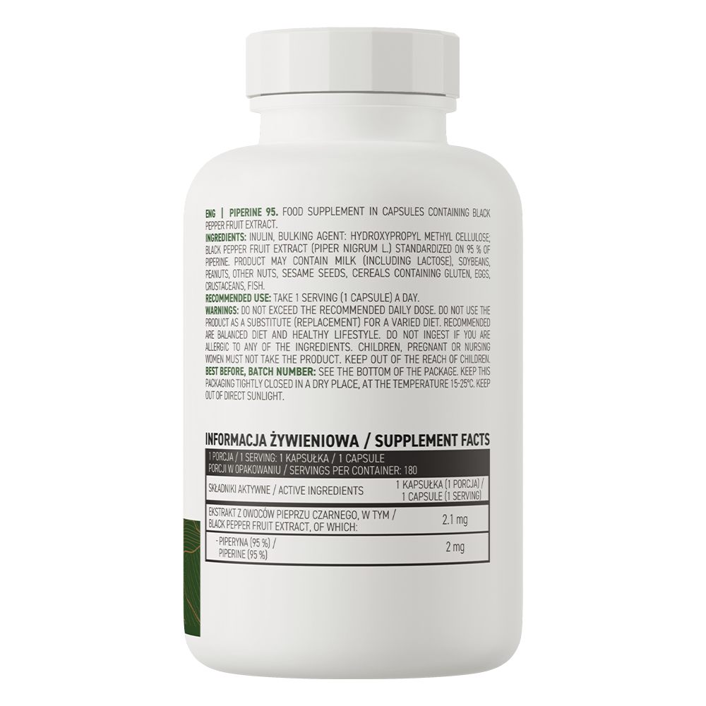 OstroVit Piperine 95 Vege 180 caps