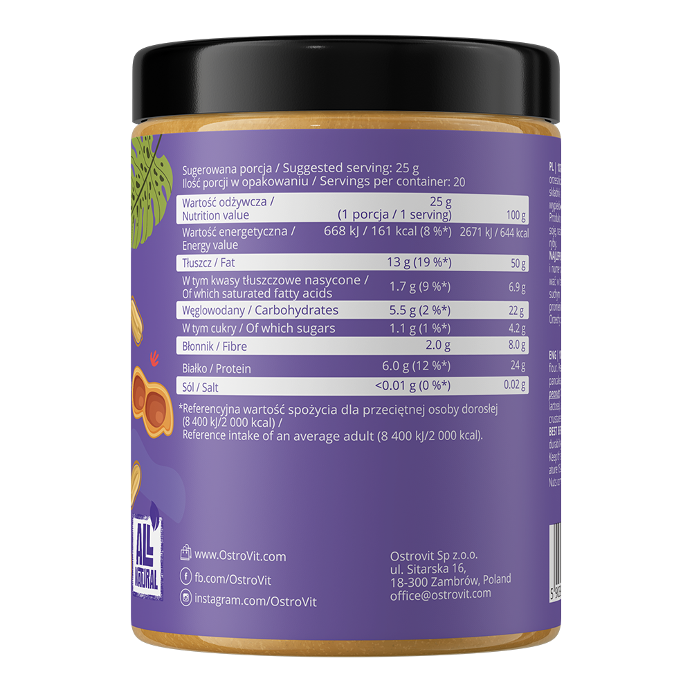 OstroVit Peanut 100% Powder 500 g