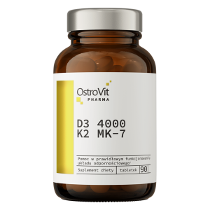 OstroVit Pharma Elite D3 4000 + K2 MK-7 90 tabs
