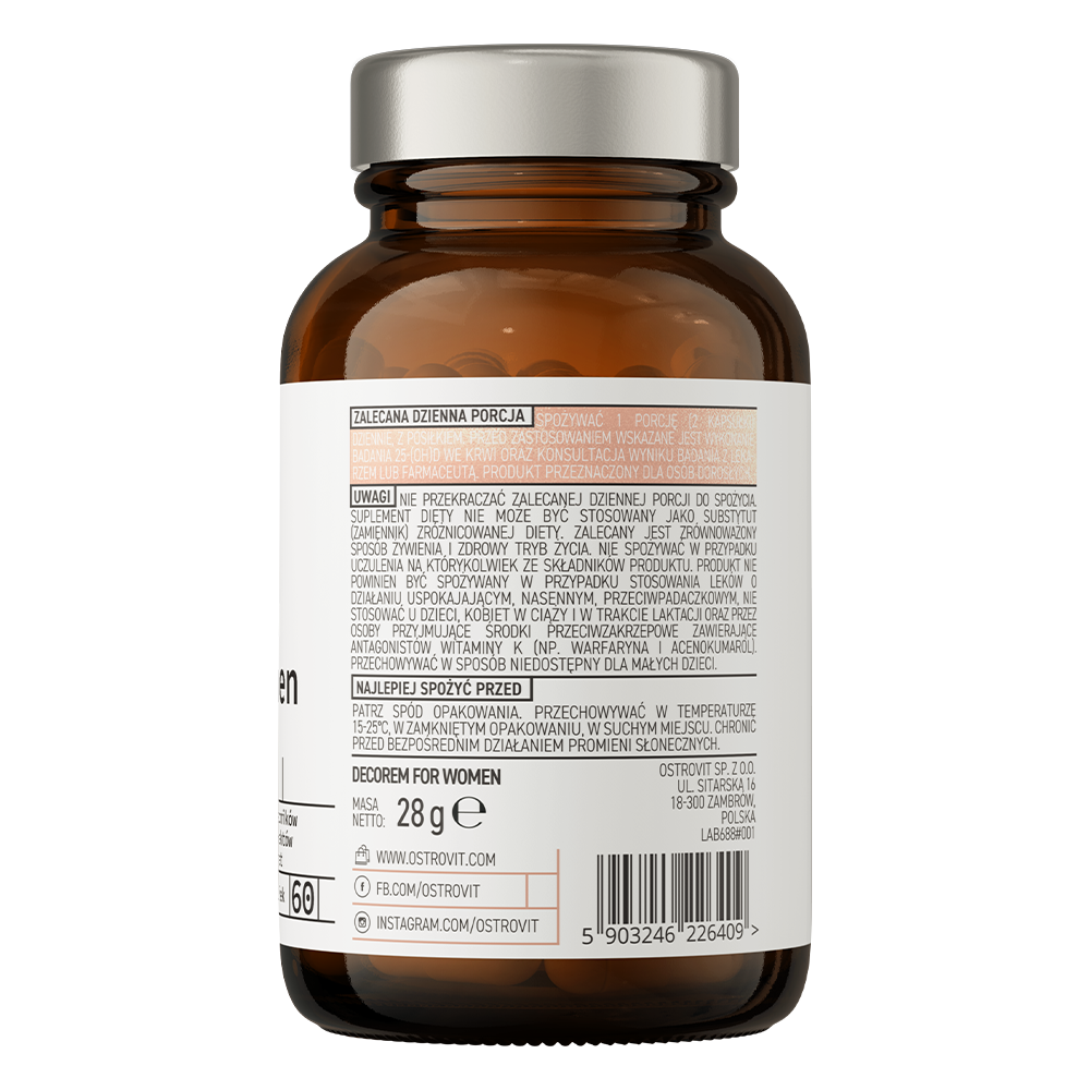 OstroVit Pharma Decorem For Women 60 caps