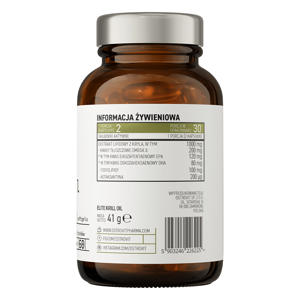 OstroVit Pharma Elite Krill Oil 60 caps
