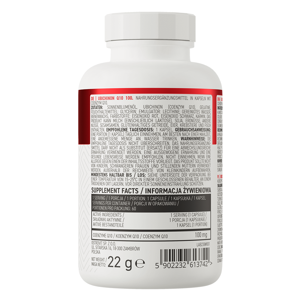 OstroVit Ubichinon Coenzyme Q10 100 mg 60 caps