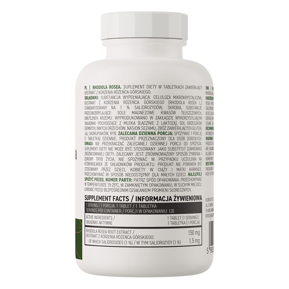 OstroVit Rhodiola Rosea Vege 120 tabs