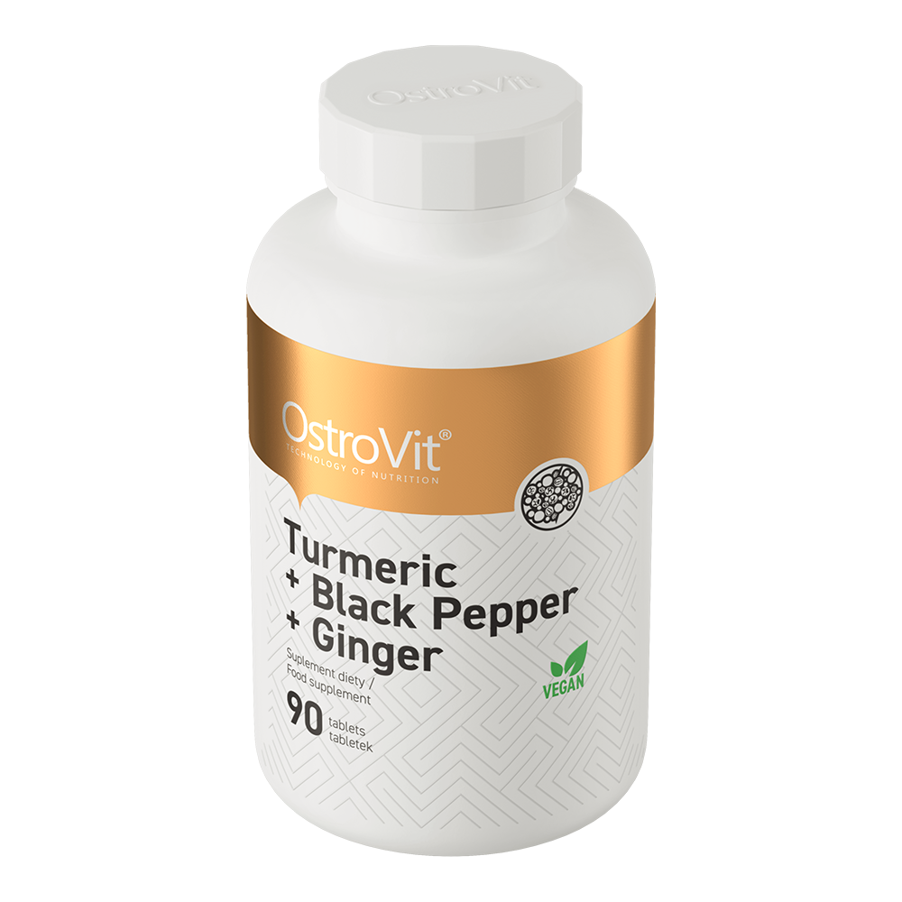 OstroVit Turmeric (Curcumin) + Black Pepper + Ginger 90 tabs