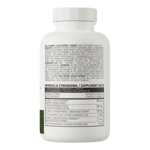 OstroVit Turmeric (Curcumin) + Black Pepper + Ginger Vege 90 caps