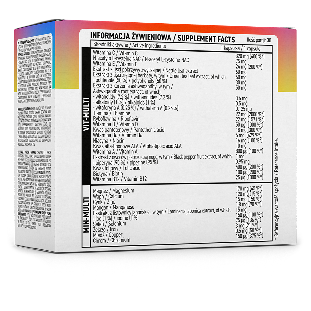 OstroVit Vita&Minerals Sport 60 caps