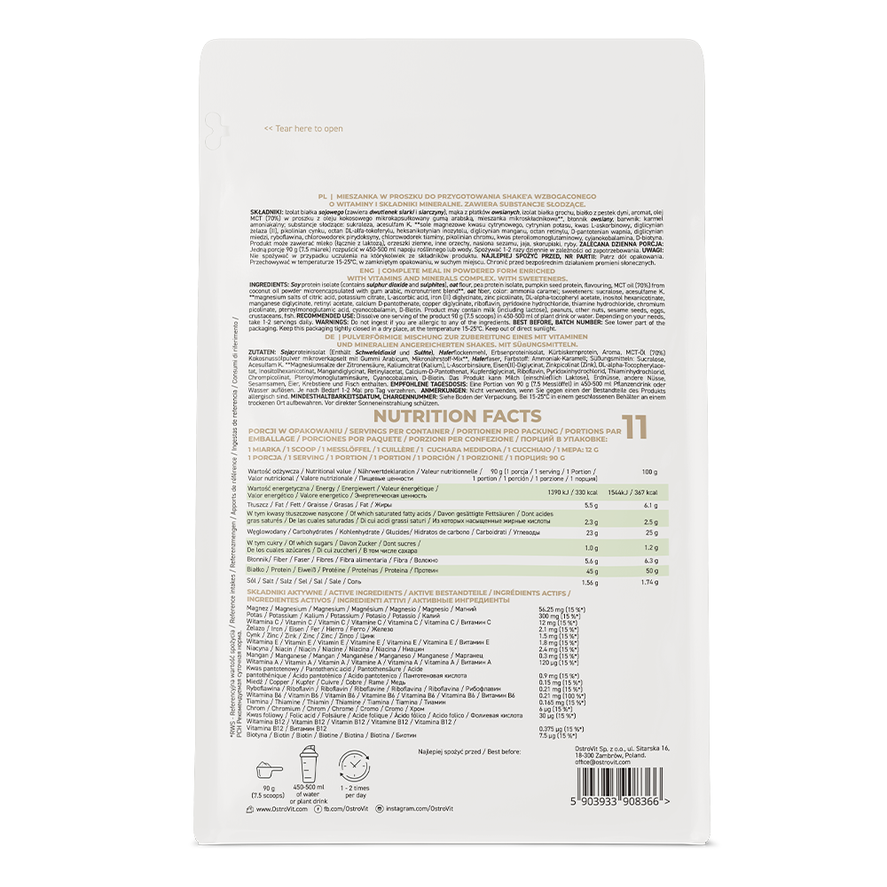 OstroVit Vegan Meal Shake 1000 g