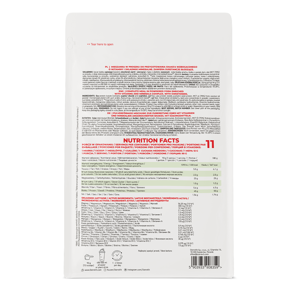 OstroVit Vegan Meal Shake 1000 g