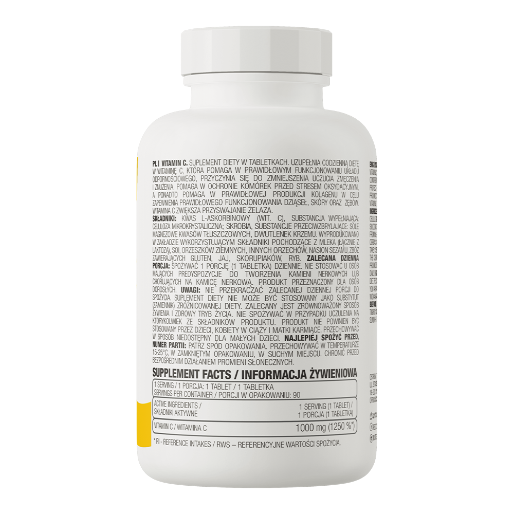OstroVit Vitamin C 1000 mg 90 tabs