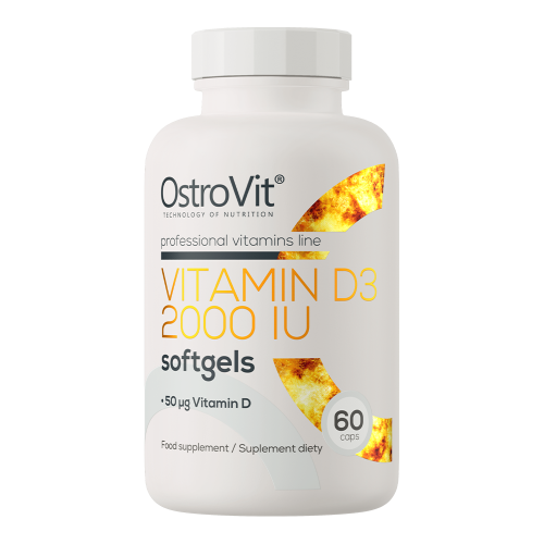 OstroVit Vitamin D3 2000 IU 60 softgel caps
