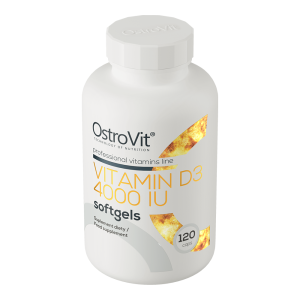 OstroVit Vitamin D3 4000 IU 120 softgel caps