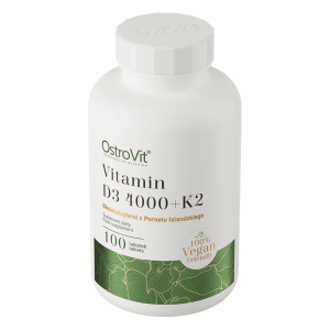 OstroVit Vitamin D3 4000 IU + K2 Vege 100 tabs 