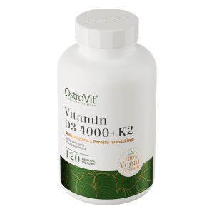 OstroVit Vitamin D3 4000 IU + K2 Vege 120 caps