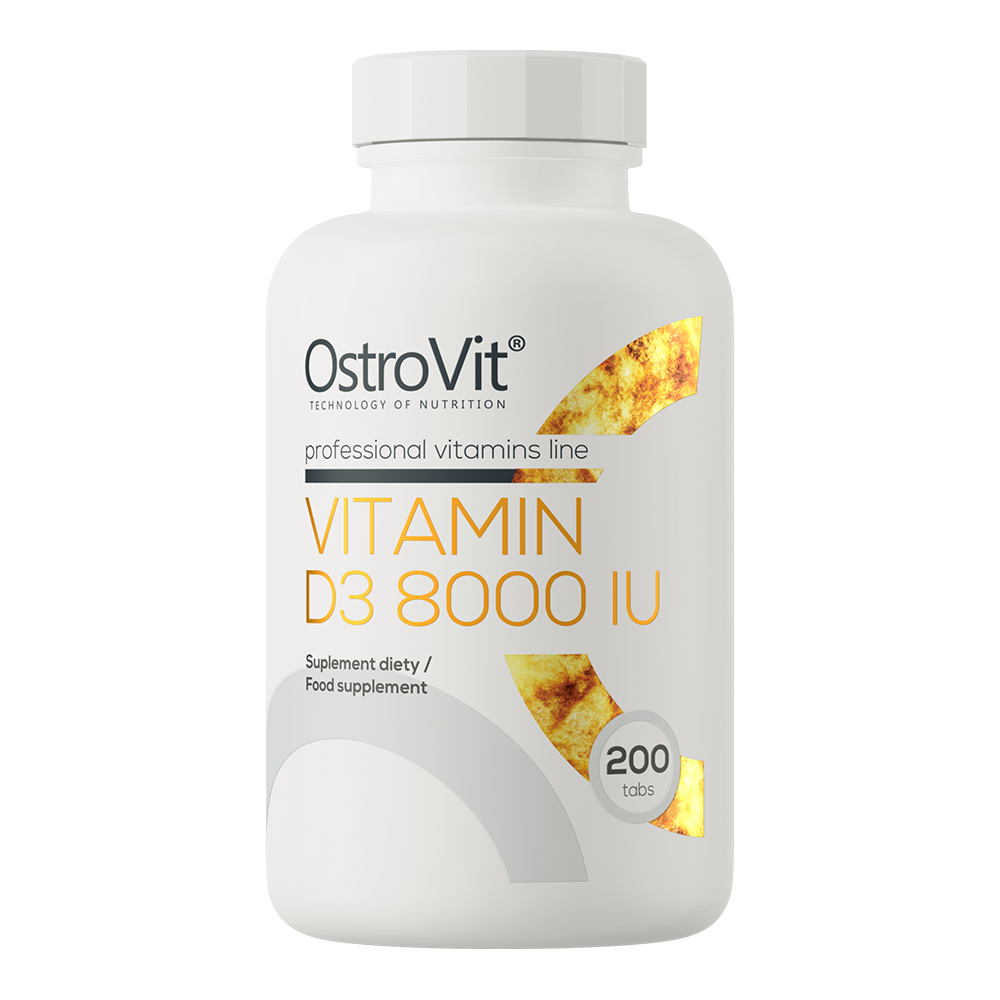 OstroVit Vitamin D3 8000 IU 200 tabs