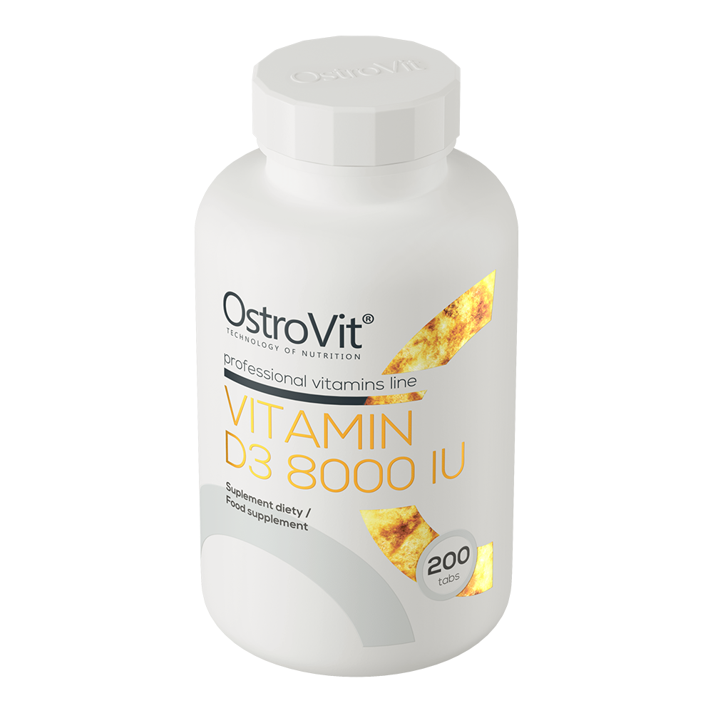 OstroVit Vitamin D3 8000 IU 200 tabs