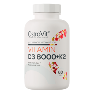 OstroVit Vitamin D3 8000 + K2 60 tabs