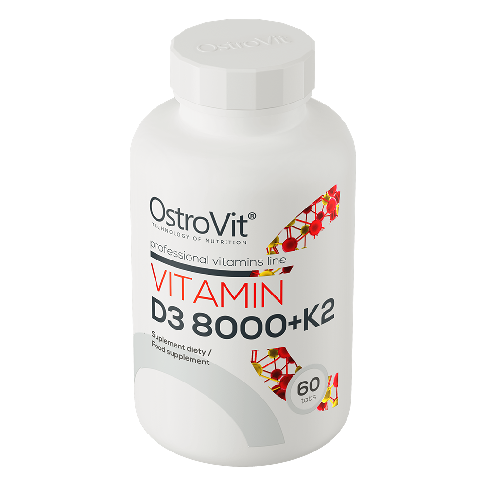 OstroVit Vitamin D3 8000 + K2 60 tabs
