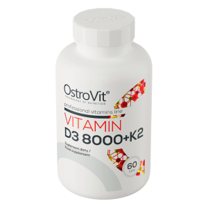 OstroVit Vitamin D3 8000 + K2 60 tabs
