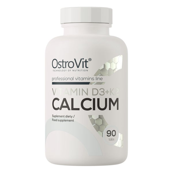 OstroVit Vitamin D3 + K2 + Calcium 90 tabs