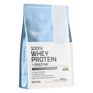 OstroVit 100% Whey Protein + Digezyme 700 g натуральний