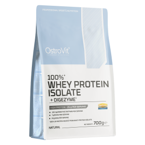OstroVit 100% Whey Protein Isolate + Digezyme 700 g натуральний