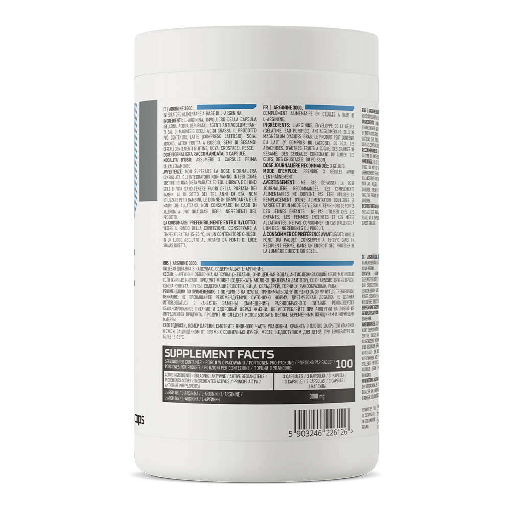 OstroVit Arginine 3000 mg 300 capsules