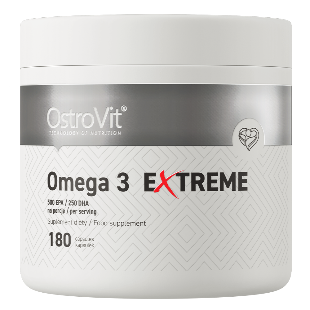 OstroVit Omega 3 Extreme 180 caps (180 капсул) ⭐ купити Омега 3 OstroVit Omega 3 Extreme 180 caps (180 капсул) ⭐ купити Омега 3